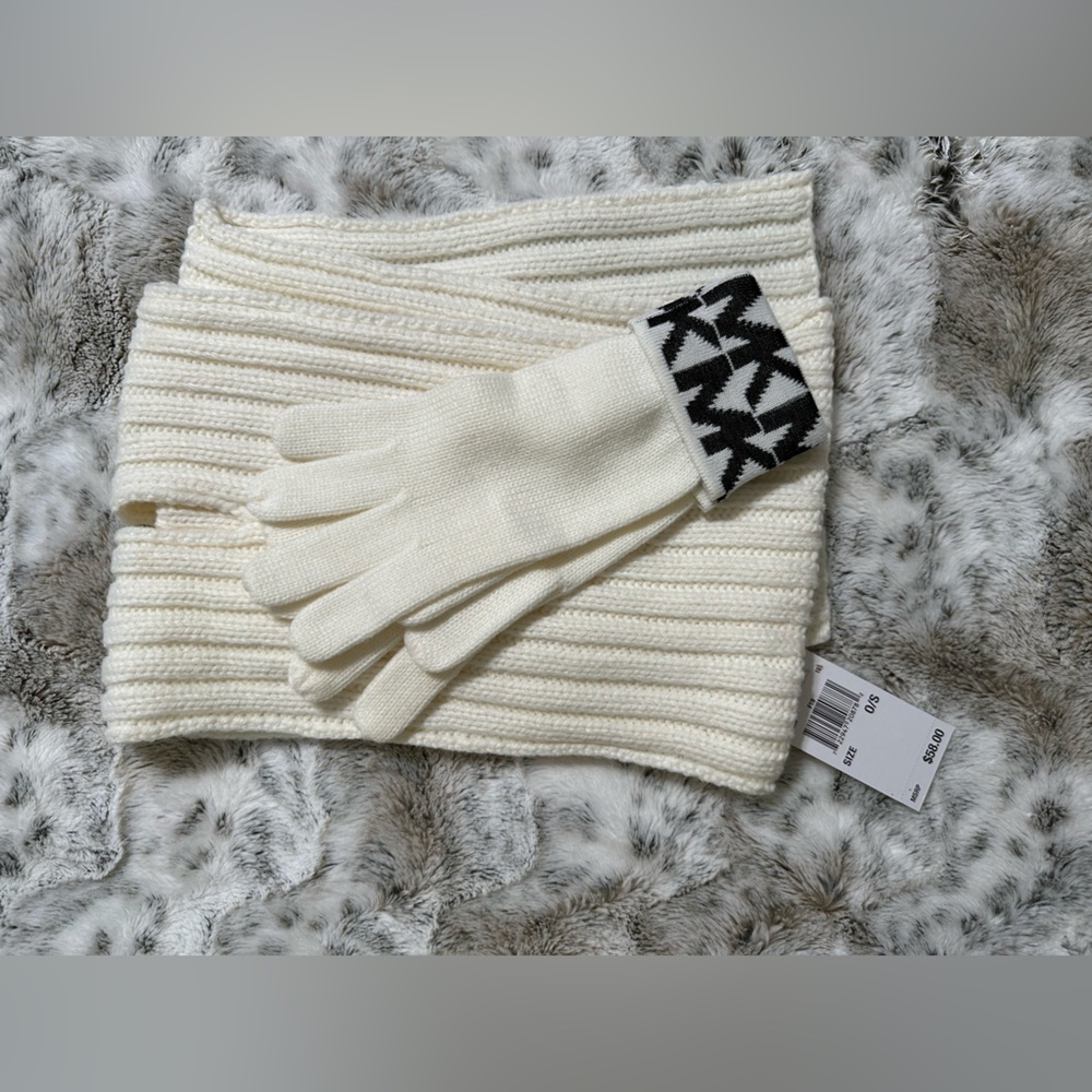 MK hat and glove combo